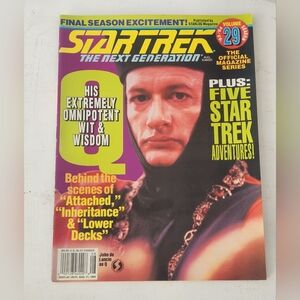 Vintage Star Trek The Next Generation Official Magazine Volume 29 Q Cover